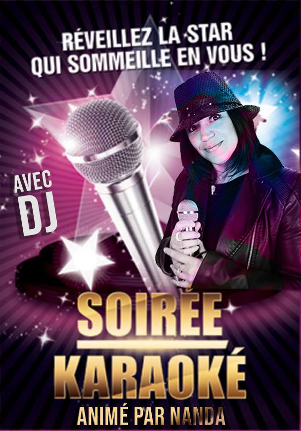 Djeeprod evenementiel soiree karaoke avec Nanda