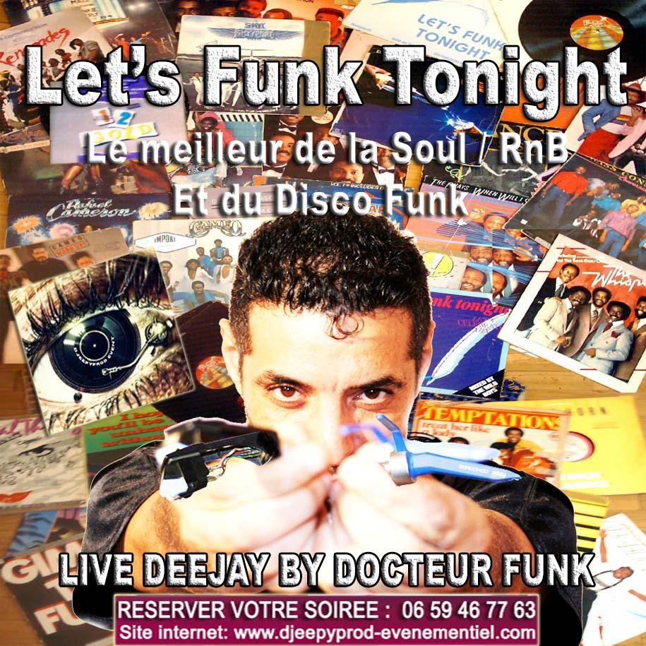 Docteur funk live mix lest s funk tonight by jp ourari champion de france des deejay 1989